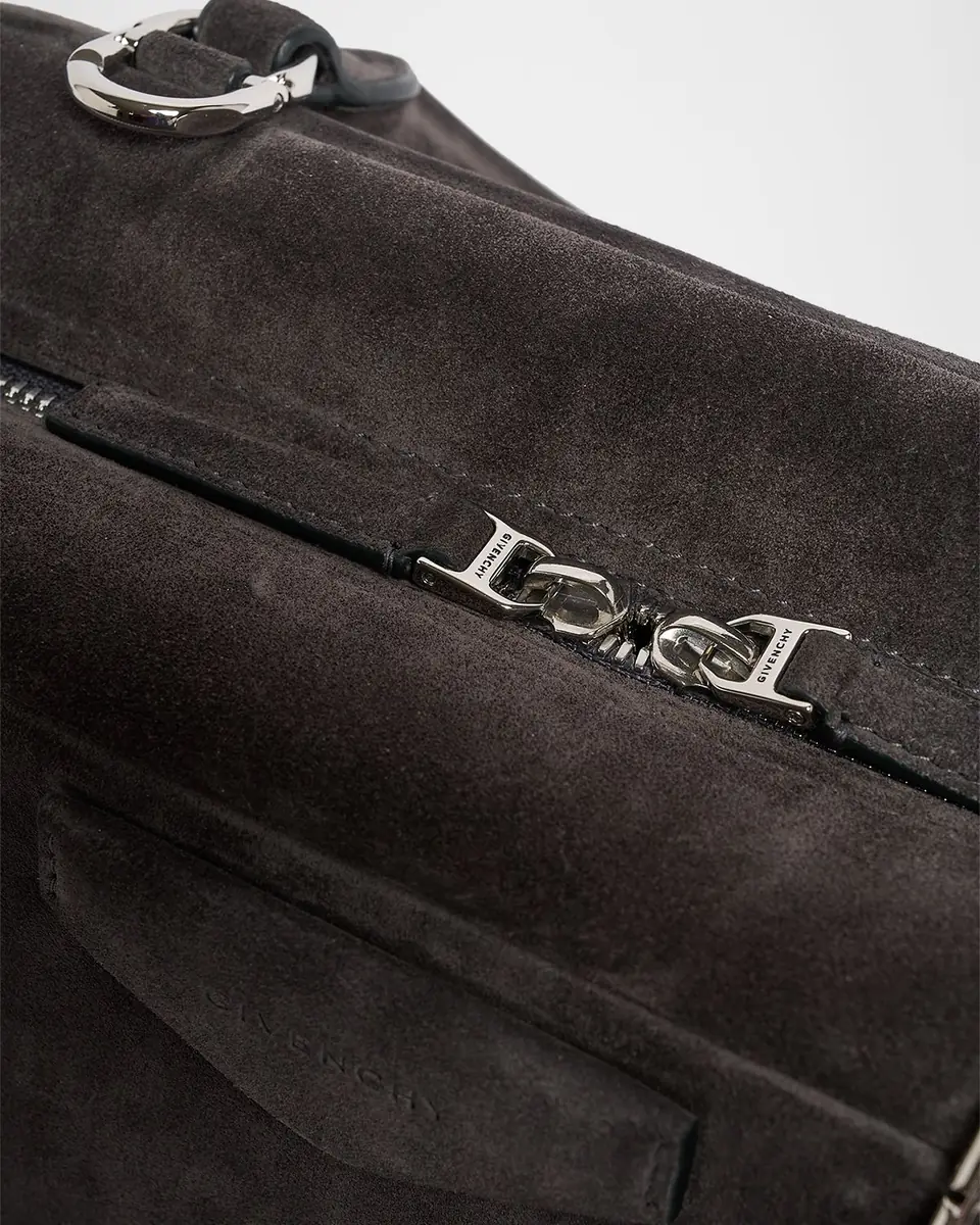 Givenchy Antigona East-West Top-Handle Bag in Suede | Thumbnail 10