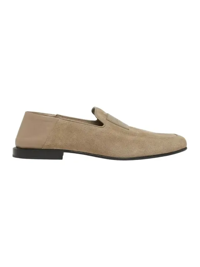 Men's Label Suede Foldable Loafers Men's Label Suede Foldable Loafers