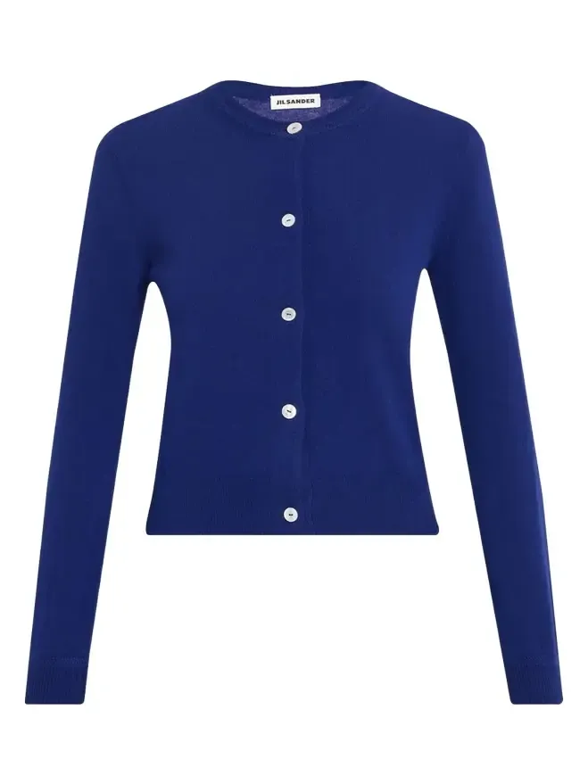 Wool Crewneck Cardigan Wool Crewneck Cardigan