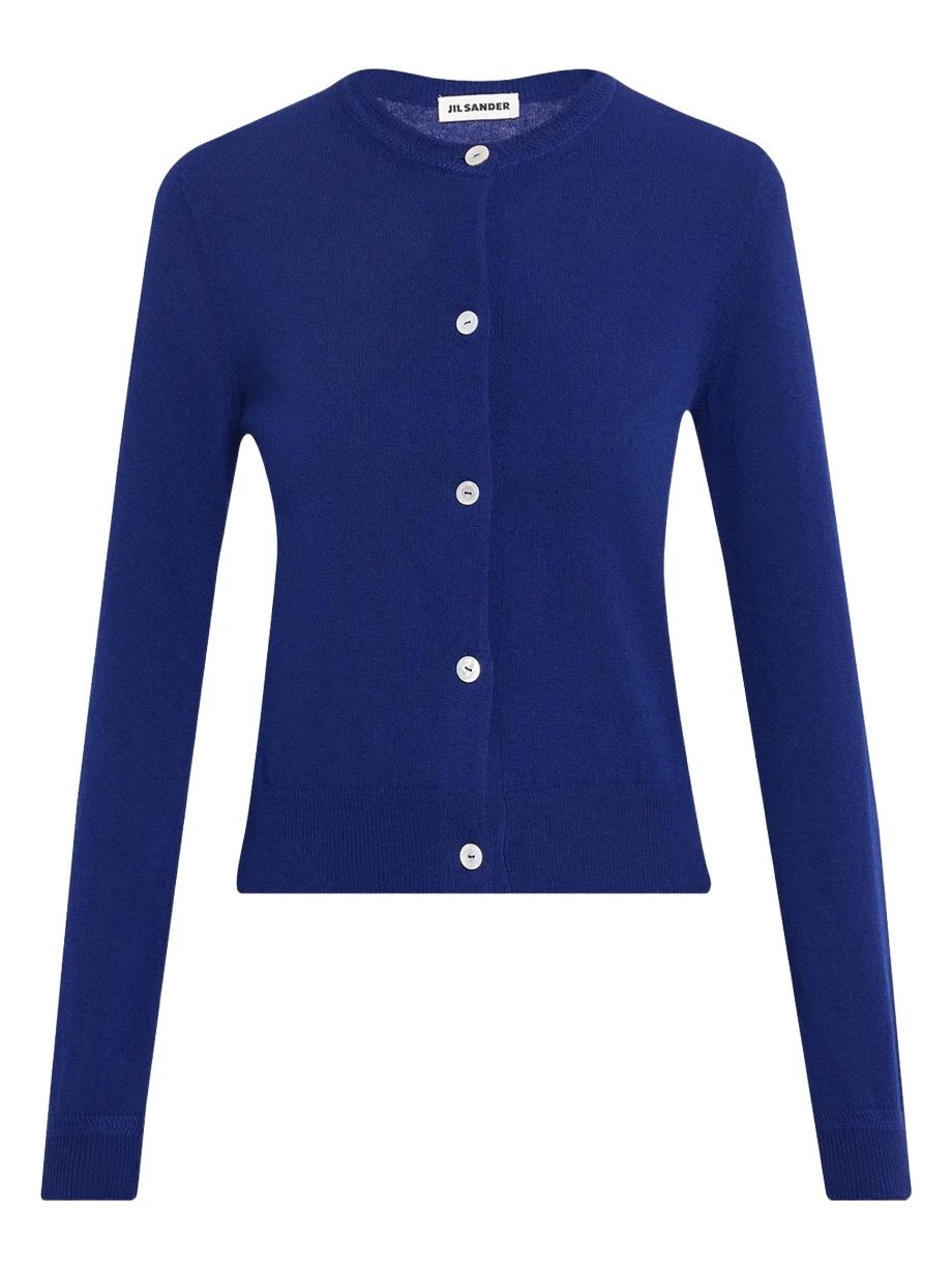 Wool Crewneck Cardigan Wool Crewneck Cardigan