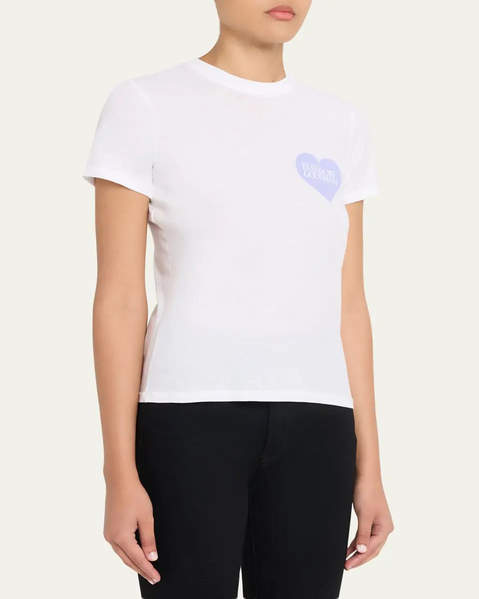 Sprwmn BG Heart Logo Crewneck Tee | Thumbnail 4 Sprwmn BG Heart Logo Crewneck Tee | Thumbnail 4