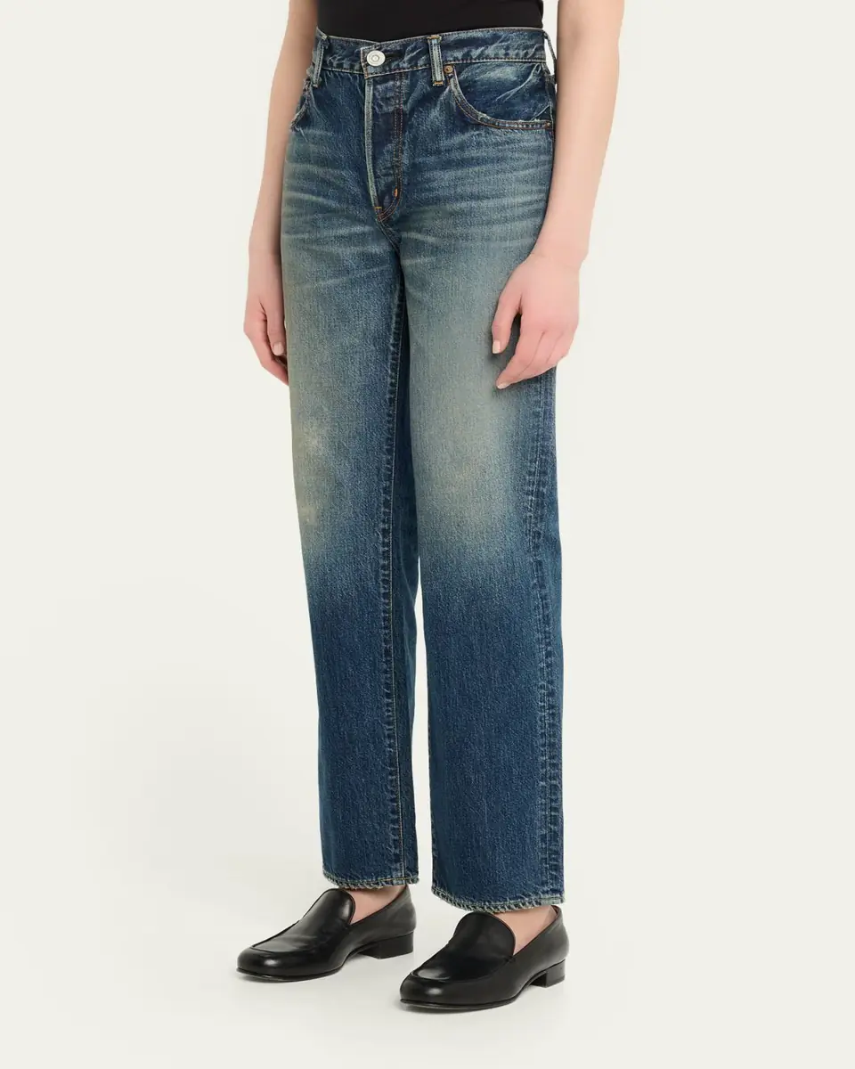 Moussy Vintage Arborwood Straight Leg Jeans | Thumbnail 4 Moussy Vintage Arborwood Straight Leg Jeans | Thumbnail 4