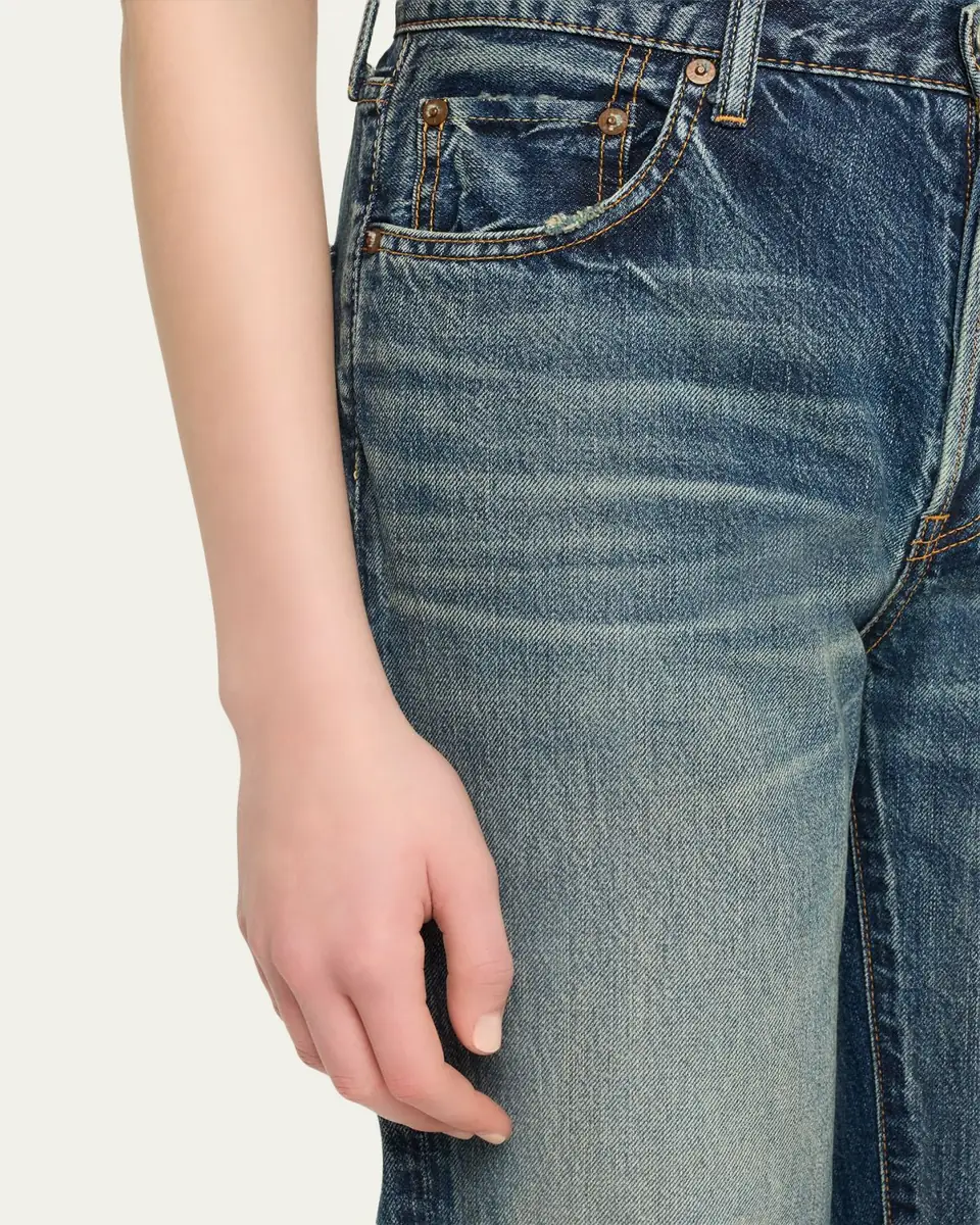 Moussy Vintage Arborwood Straight Leg Jeans | Thumbnail 5 Moussy Vintage Arborwood Straight Leg Jeans | Thumbnail 5