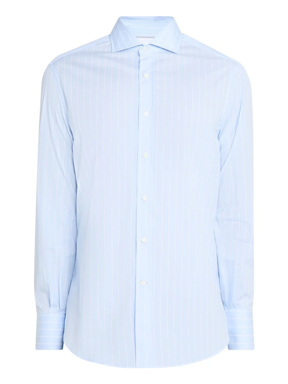 Men's Pinstripe Cotton Button-Down Shirt Men's Pinstripe Cotton Button-Down Shirt