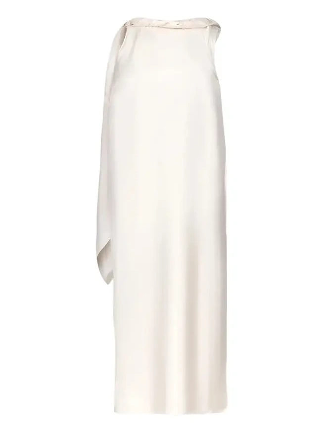 Susan Twisted Satin Dress