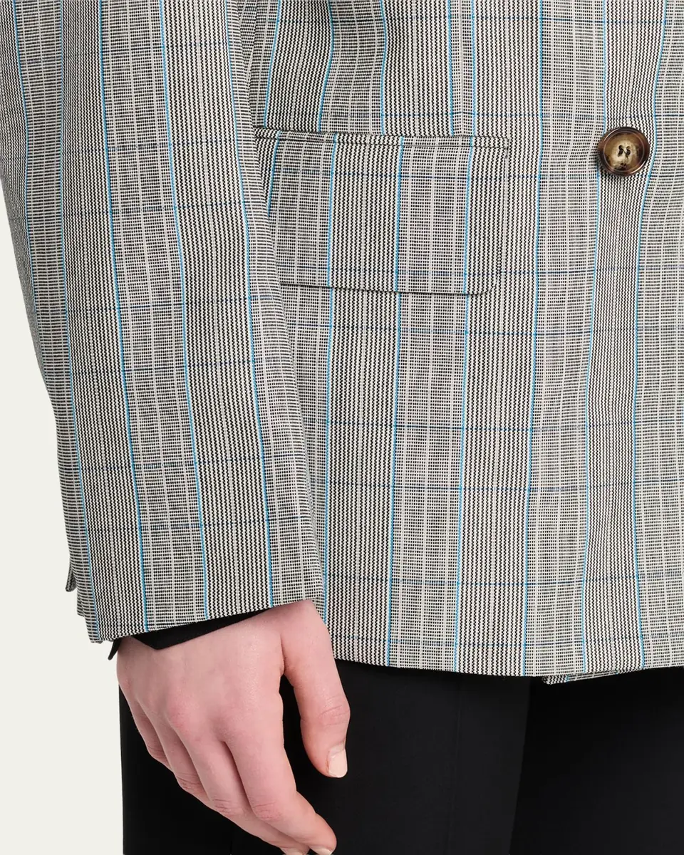 Victoria Beckham Double-Breasted Wool Jacket | Thumbnail 5