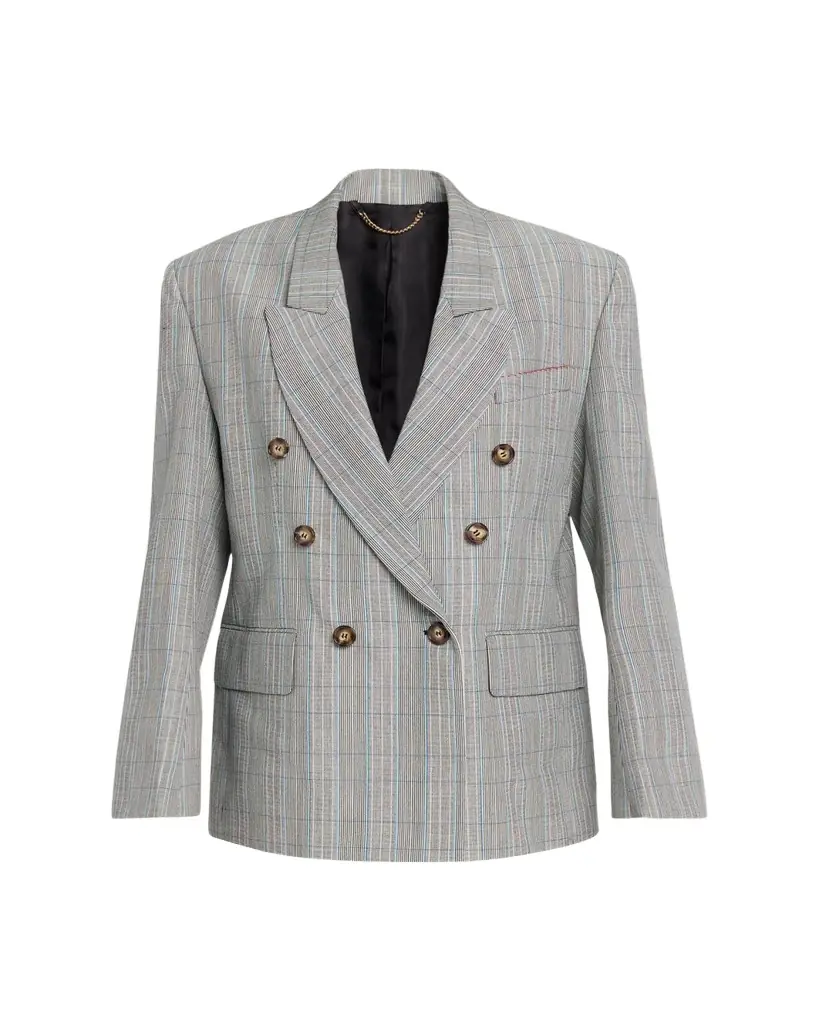 Victoria Beckham Double-Breasted Wool Jacket | Image 1 Victoria Beckham Double-Breasted Wool Jacket | Image 1