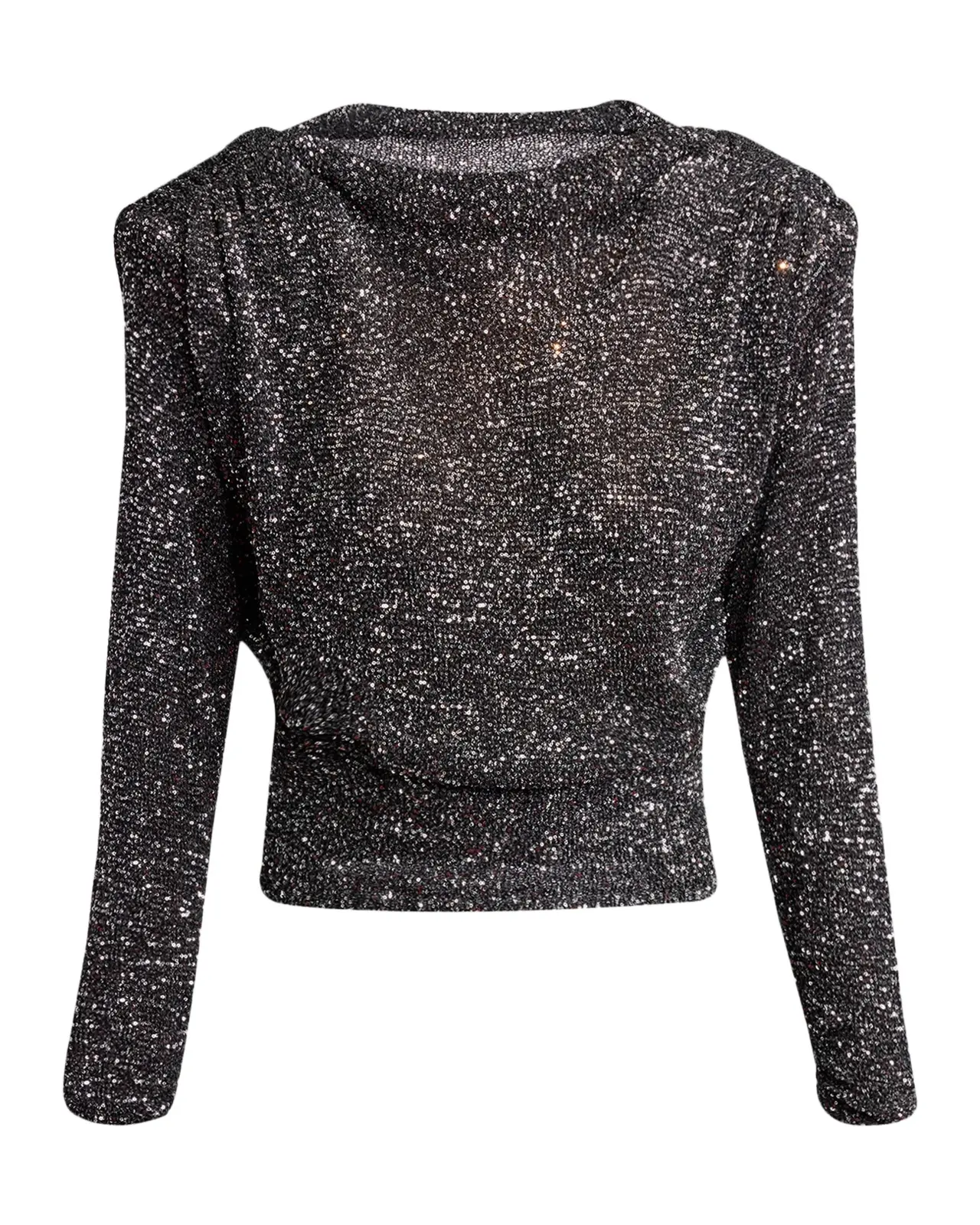 Valentino Garavani Sequined Dolman-Sleeve Sweater