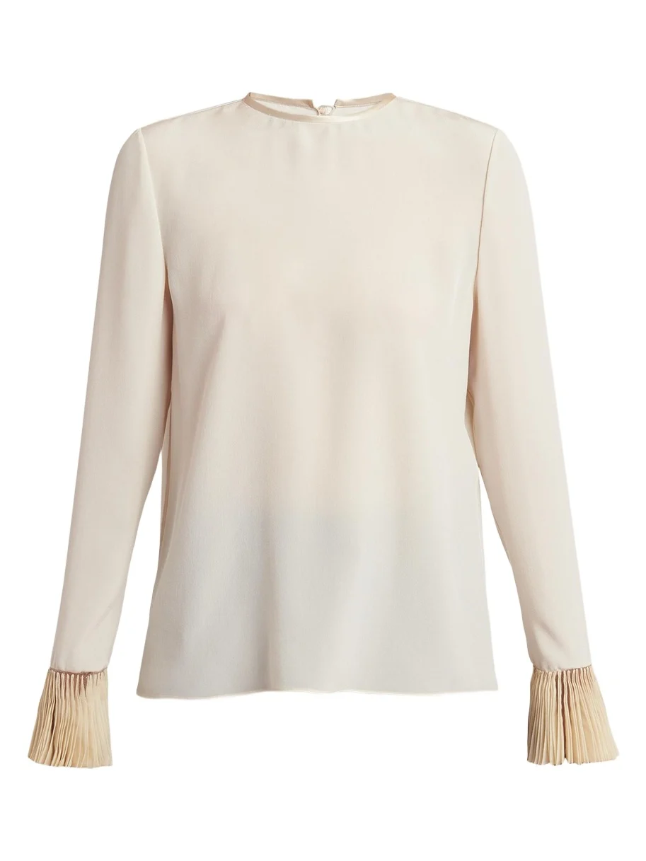 Flutter-Cuff Matte Shirt Flutter-Cuff Matte Shirt