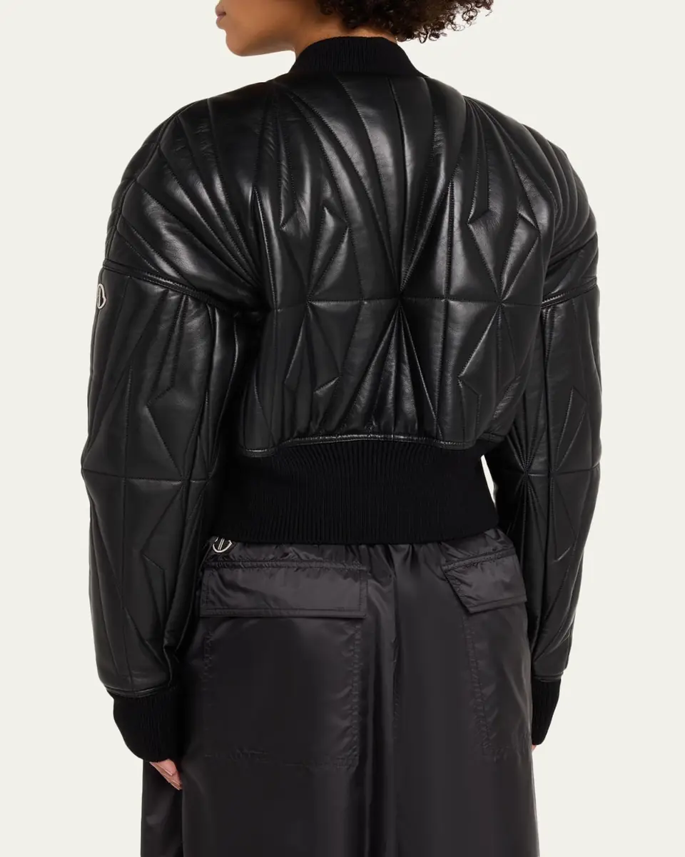 DRKSHDW RICK OWENS x Moncler Geocamo Nappa Leather Bomber Jacket | Thumbnail 3 DRKSHDW RICK OWENS x Moncler Geocamo Nappa Leather Bomber Jacket | Thumbnail 3