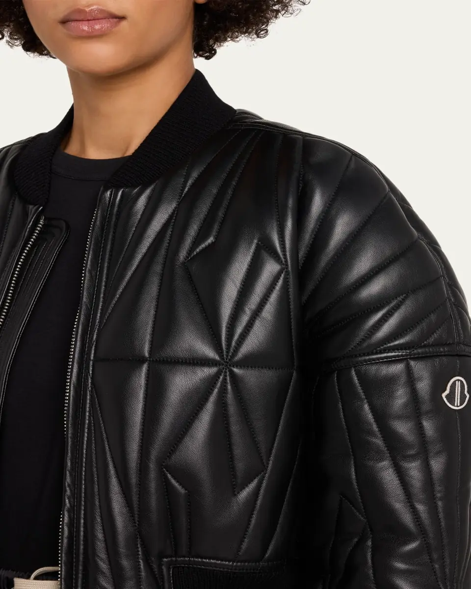 DRKSHDW RICK OWENS x Moncler Geocamo Nappa Leather Bomber Jacket | Thumbnail 5 DRKSHDW RICK OWENS x Moncler Geocamo Nappa Leather Bomber Jacket | Thumbnail 5