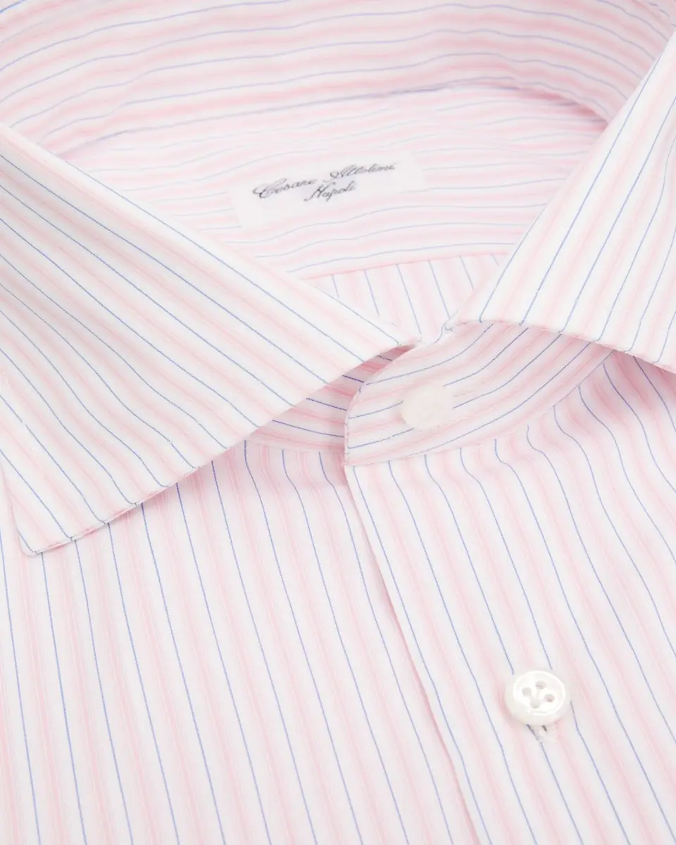 Cesare Attolini Men's Grid-Check Cotton Dress Shirt | Thumbnail 6 Cesare Attolini Men's Grid-Check Cotton Dress Shirt | Thumbnail 6