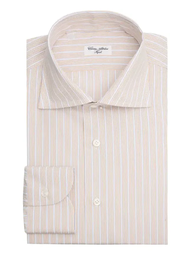 Men's Multi-Stripe Cotton Dress Shirt Men's Multi-Stripe Cotton Dress Shirt
