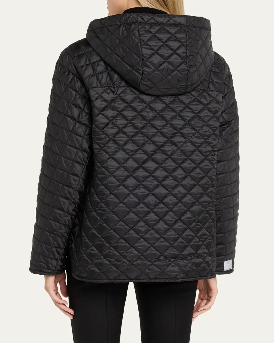 Max Mara Quilted Water-Repellent Canvas Jacket | Thumbnail 2 Max Mara Quilted Water-Repellent Canvas Jacket | Thumbnail 2