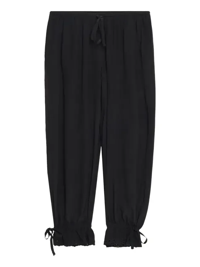 Pauli Silk Embroidered Pants