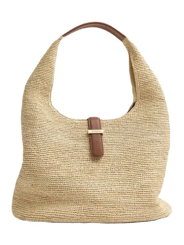 Simkhai Khai Small Raffia Tote Bag