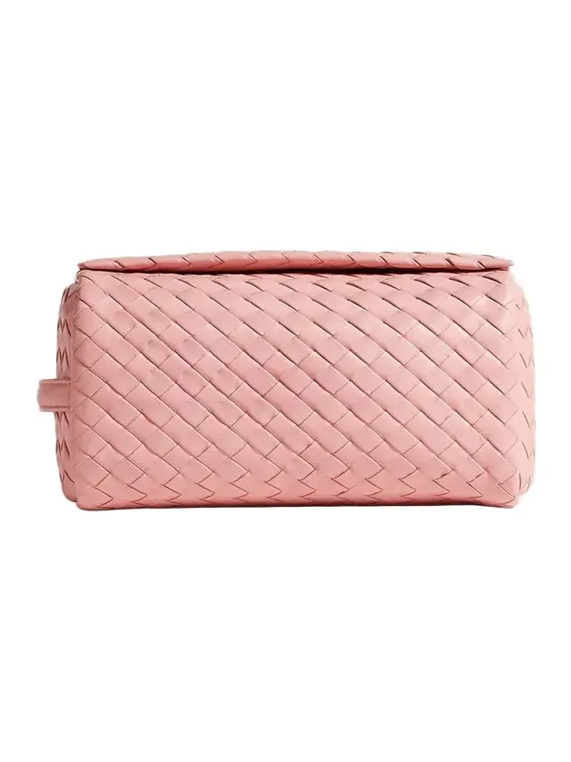 Men's Small Cubo Intrecciato Leather Pouch