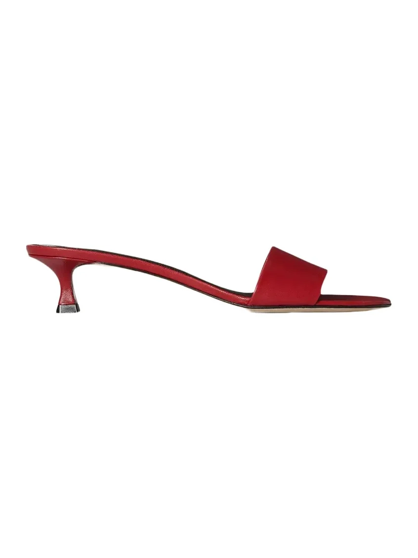 40mm Combo Leather Slide Sandals