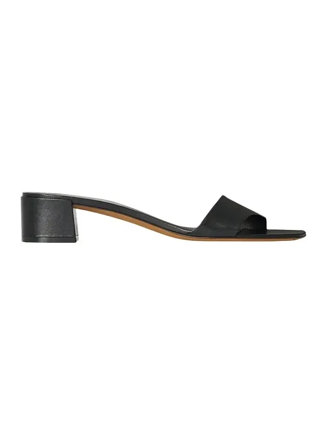 Leather Mule Sandals Leather Mule Sandals