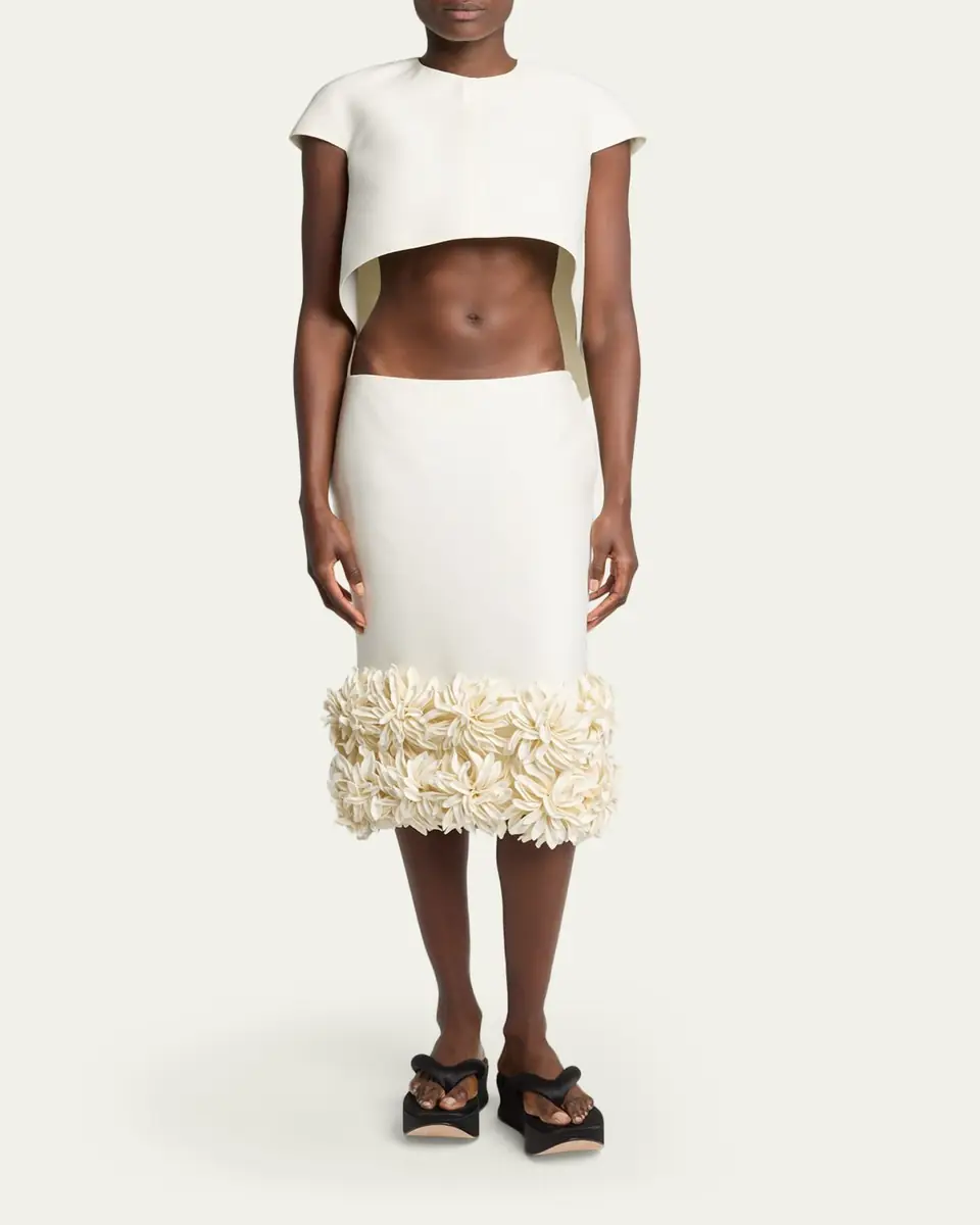 Balenciaga Cropped Cocoon T-Shirt | Thumbnail 2