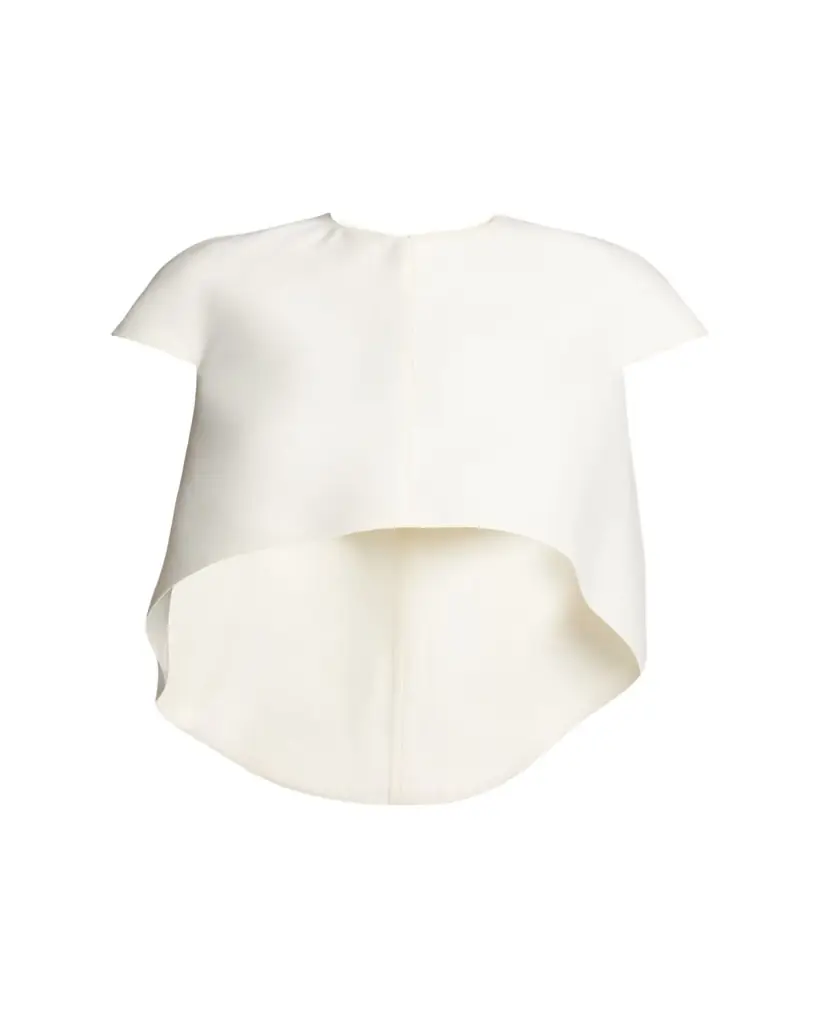 Balenciaga Cropped Cocoon T-Shirt | Image 1 Balenciaga Cropped Cocoon T-Shirt | Image 1