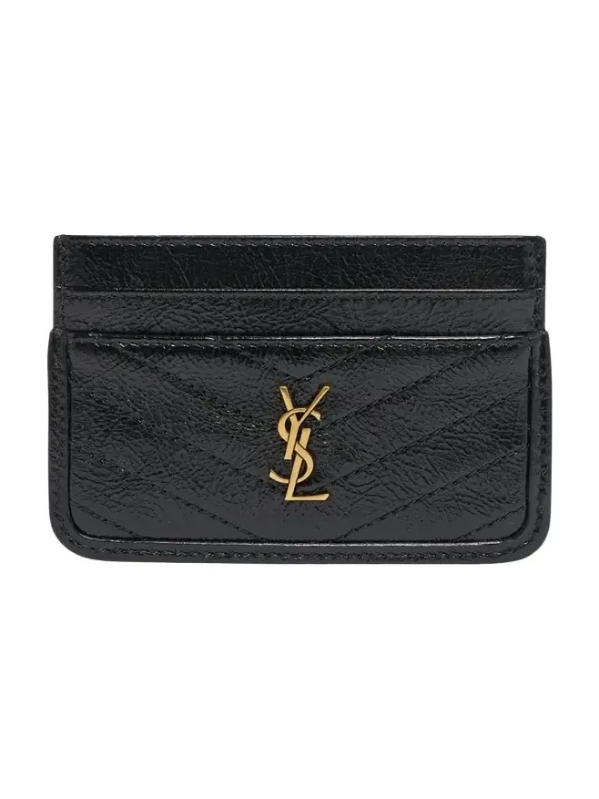 YSL Quilted Leather Card Holder YSL Quilted Leather Card Holder