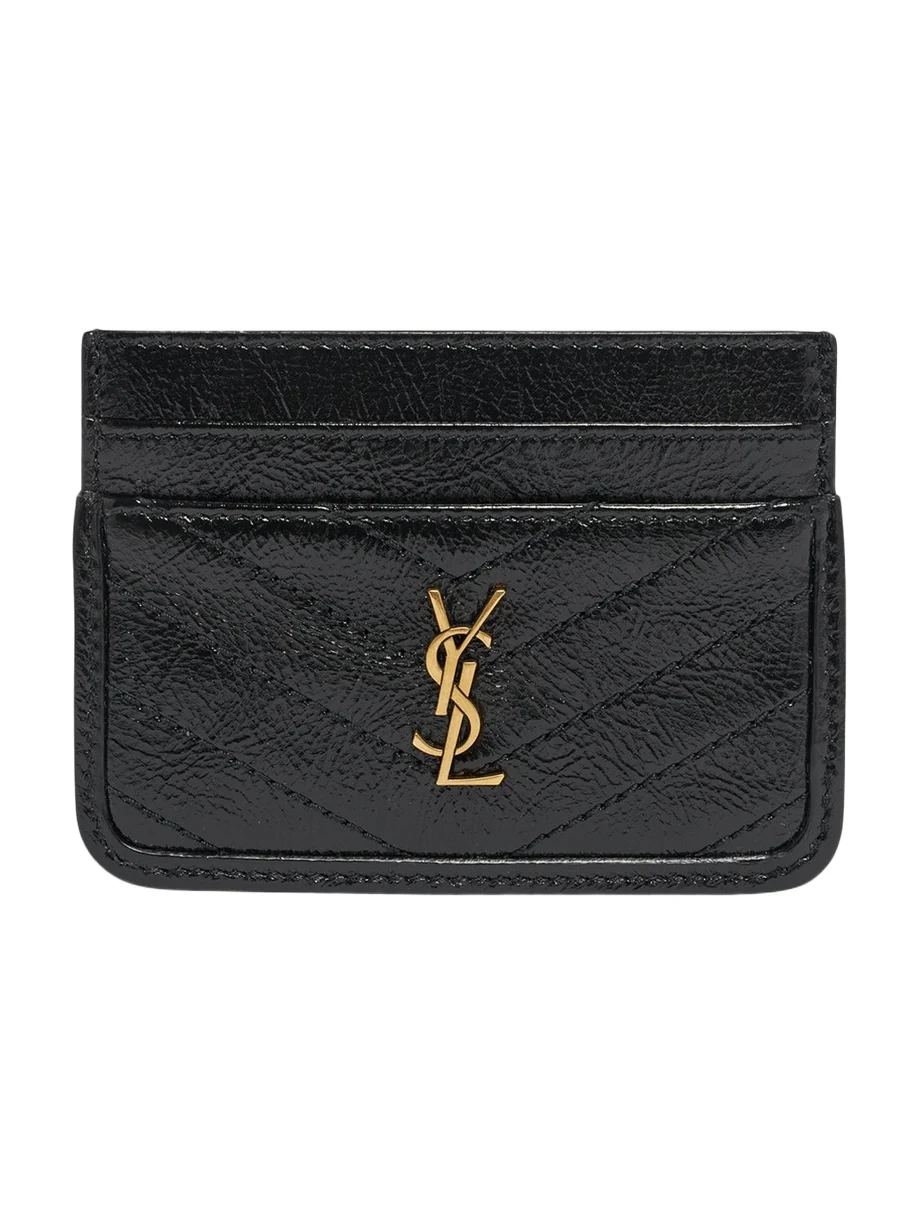 YSL Quilted Leather Card Holder YSL Quilted Leather Card Holder
