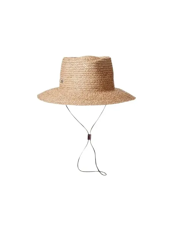 Men's Raffia Straw Drawcord Bucket Hat Men's Raffia Straw Drawcord Bucket Hat