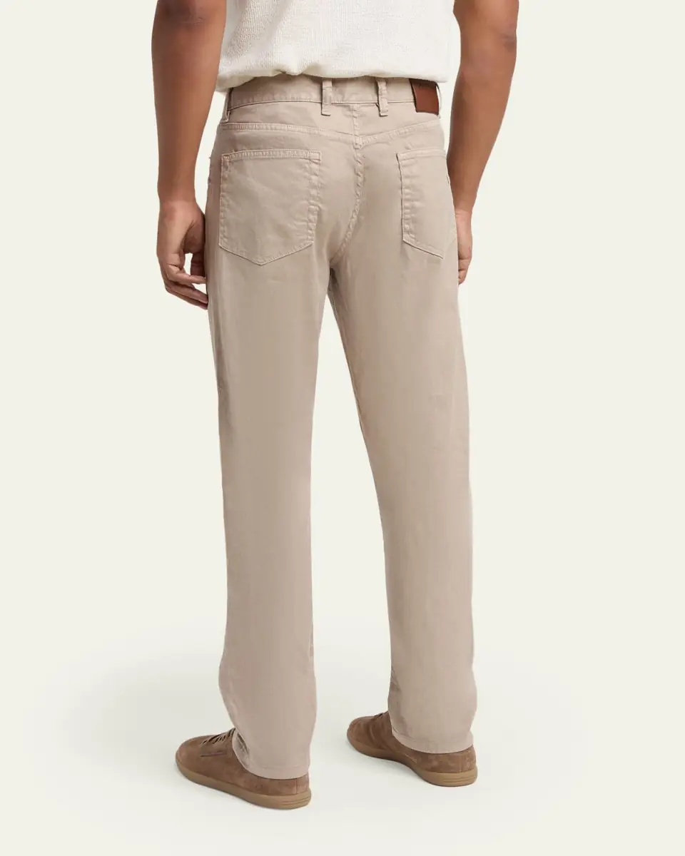 ZEGNA City Stretch Cotton-Linen Jeans | Thumbnail 3