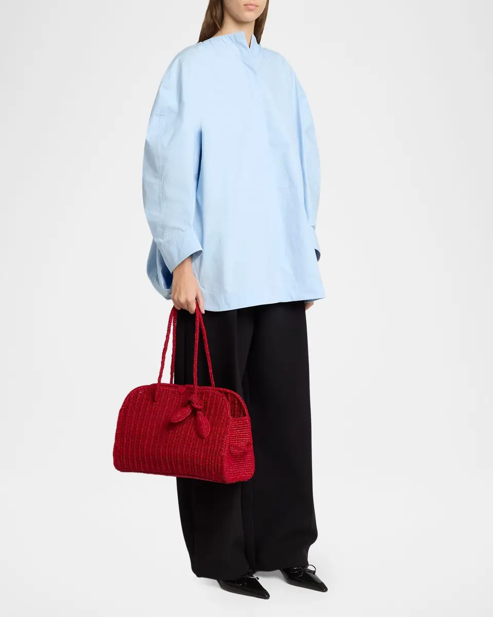 Jacquemus Le Turismo Raffia Top-Handle Bowler Bag | Thumbnail 9 Jacquemus Le Turismo Raffia Top-Handle Bowler Bag | Thumbnail 9