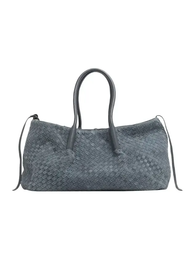 Pinacoteca Reversible Suede Shoulder Bag