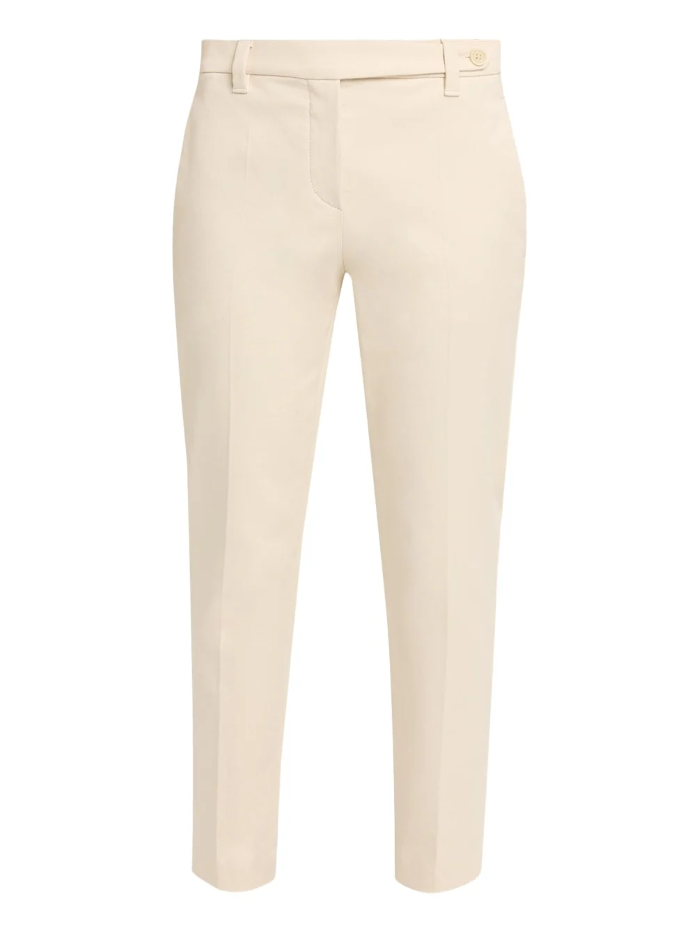 Slim-Leg Cotton Pants
