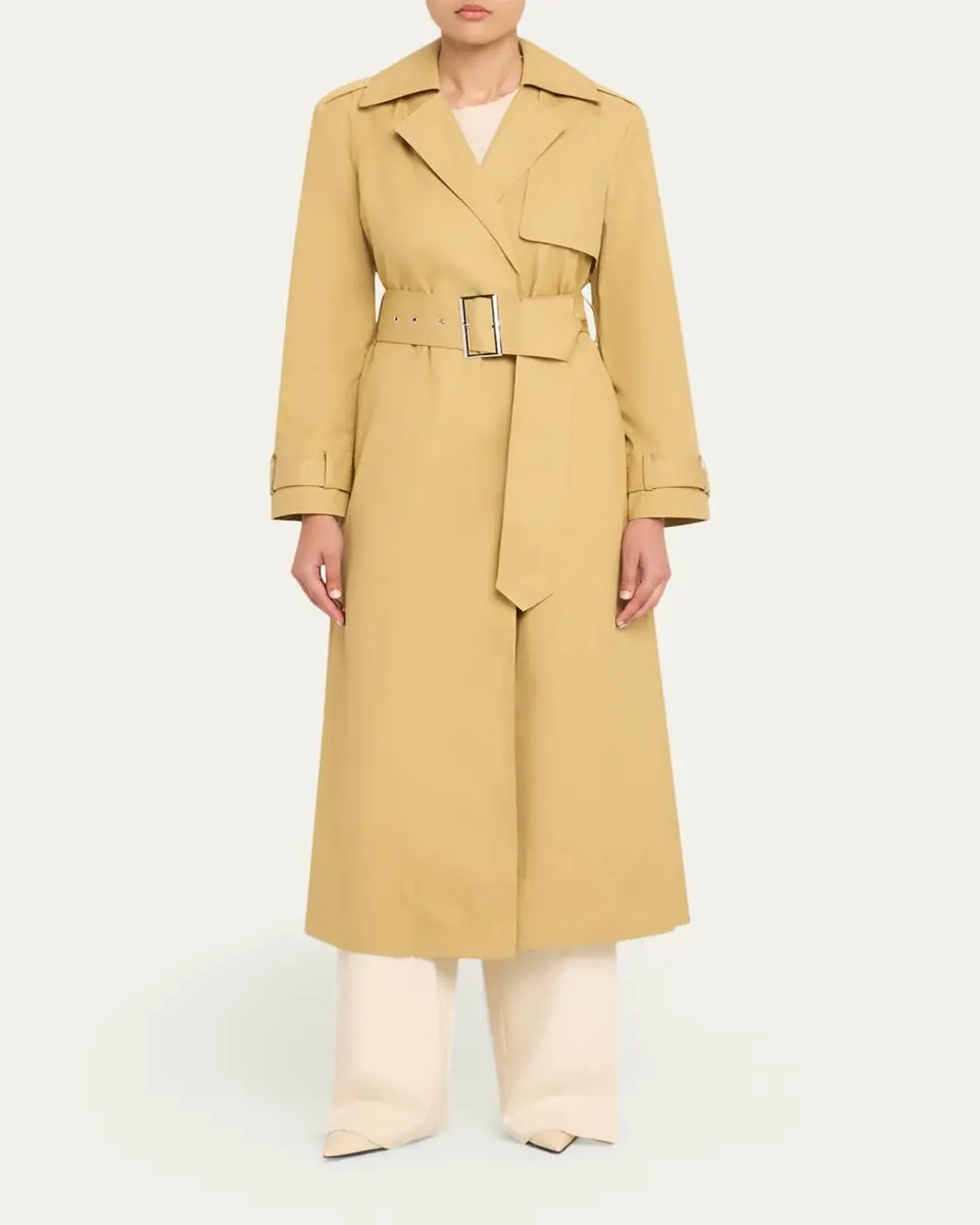 Toccin Declan Classic Belted Trench Coat | Thumbnail 2