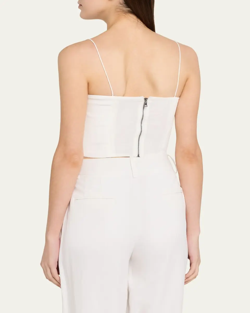 ALICE + OLIVIA Hallie Embellished Peekaboo Top | Thumbnail 3 ALICE + OLIVIA Hallie Embellished Peekaboo Top | Thumbnail 3