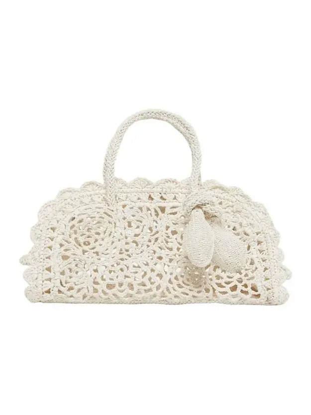 Le Petit Turismo Crochet Top-Handle Bag