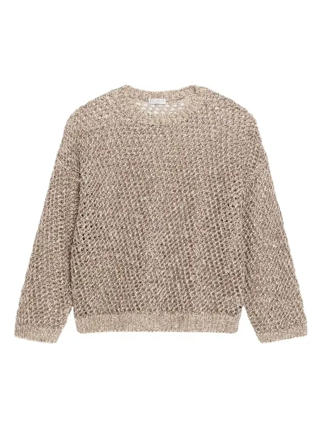 Net Silk-Blend Crewneck Sweater Net Silk-Blend Crewneck Sweater