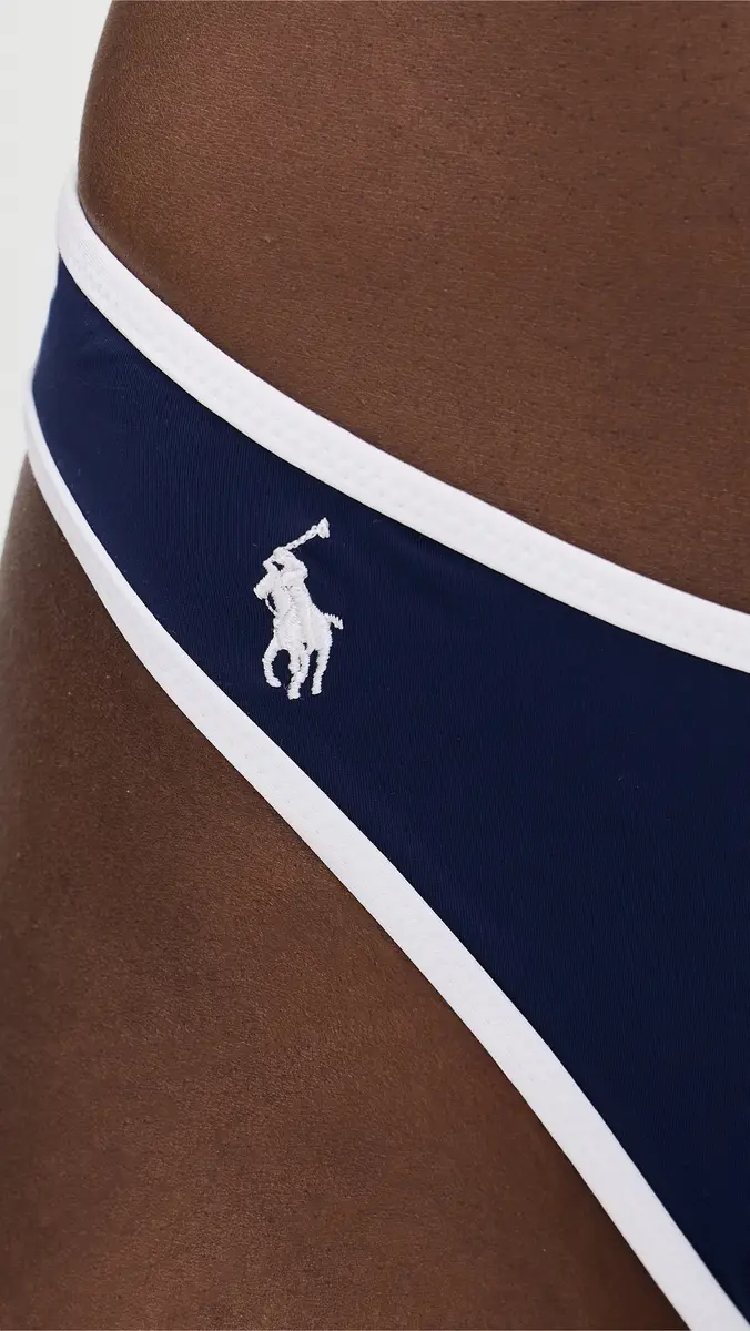 Polo Ralph Lauren High Leg Scoop Bikini Bottoms | Thumbnail 5