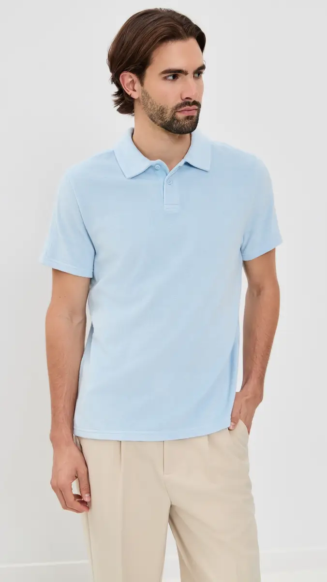 Fair Harbor Ravello Terry Polo ight Blue | Thumbnail 2