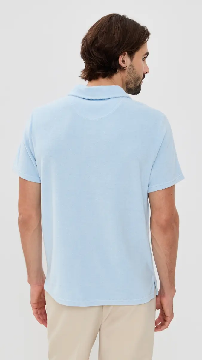 Fair Harbor Ravello Terry Polo ight Blue | Thumbnail 3