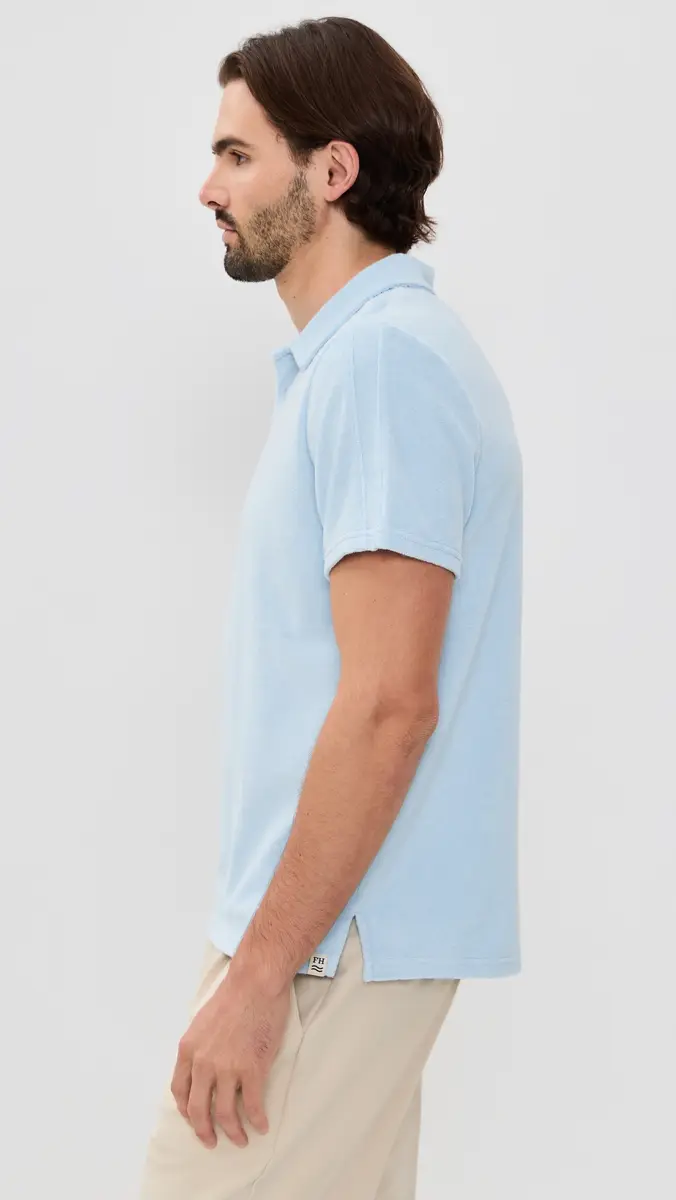 Fair Harbor Ravello Terry Polo ight Blue | Thumbnail 4