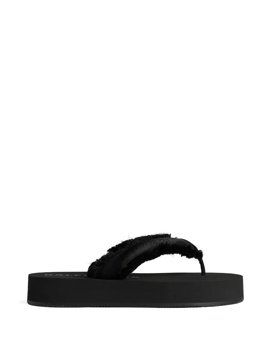 Balenciaga Jet Lag Satin Thong Sandals | Image 1 Balenciaga Jet Lag Satin Thong Sandals | Image 1