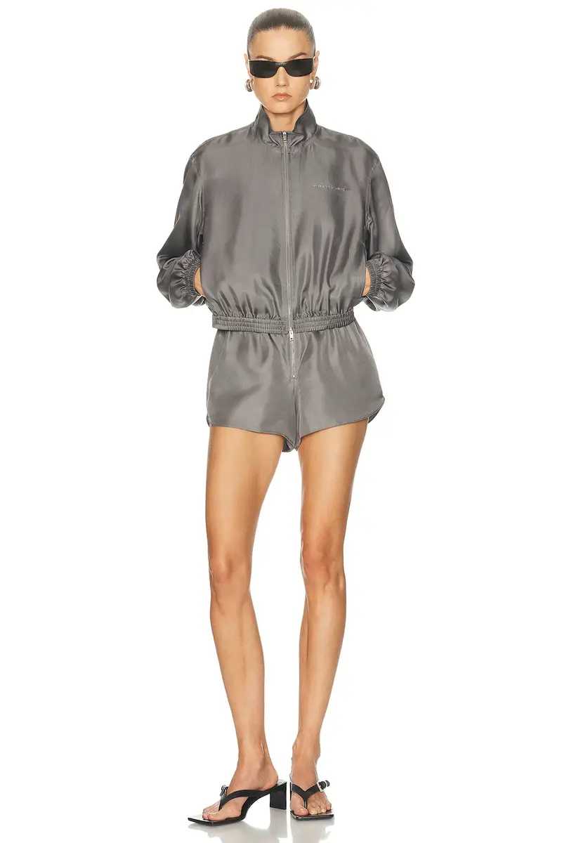 Alexander Wang Cropped Track Jacket | Thumbnail 4