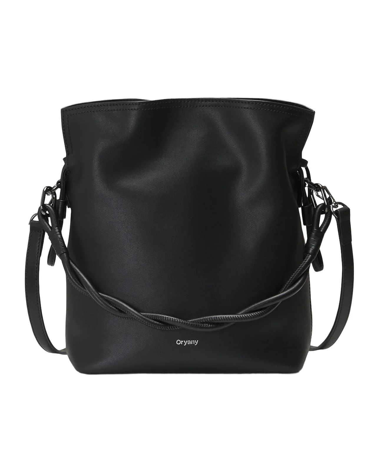 Oryany Madeleine Leather Top-Handle Bucket Bag