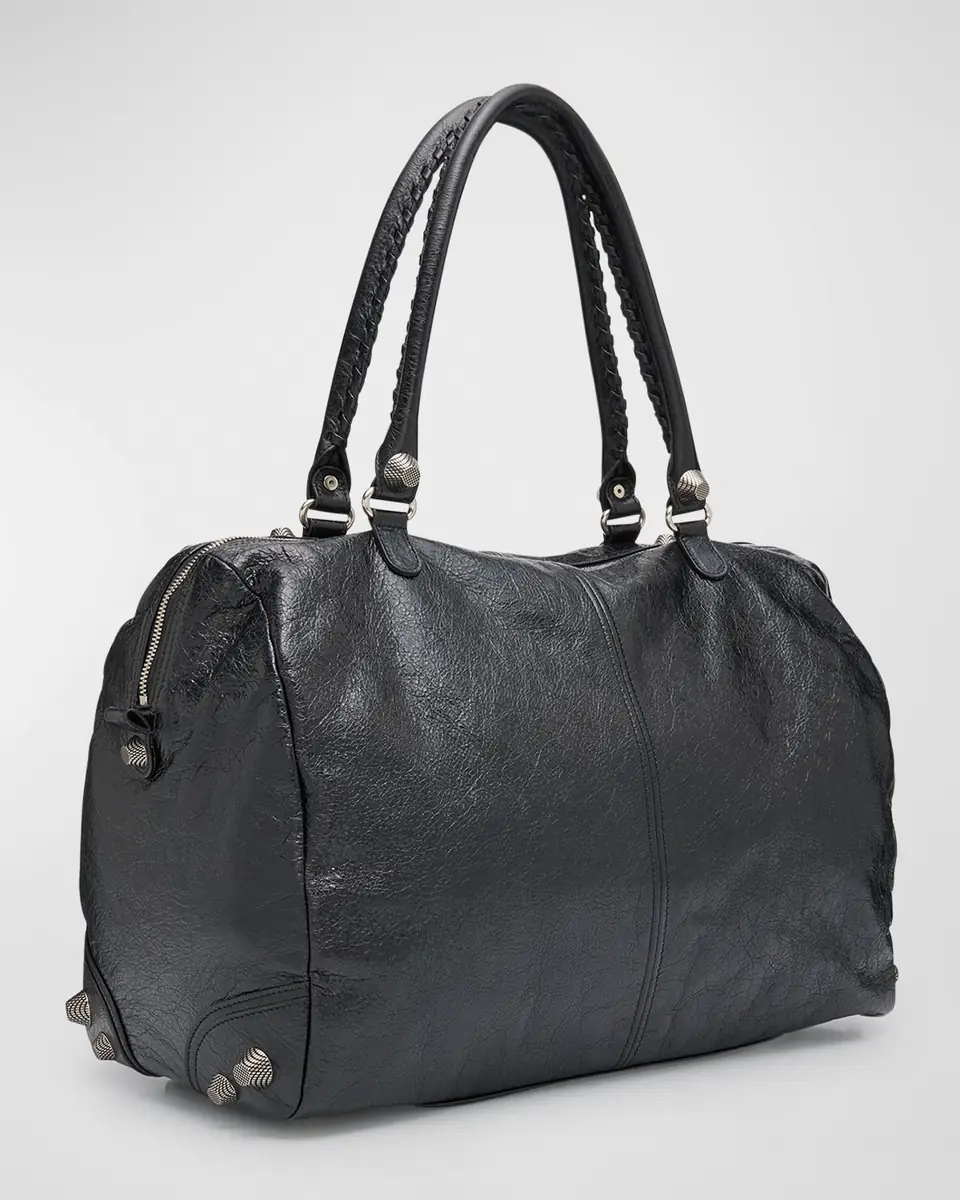 Balenciaga Men's Le Cagole Leather Duffel Bag | Thumbnail 6 Balenciaga Men's Le Cagole Leather Duffel Bag | Thumbnail 6