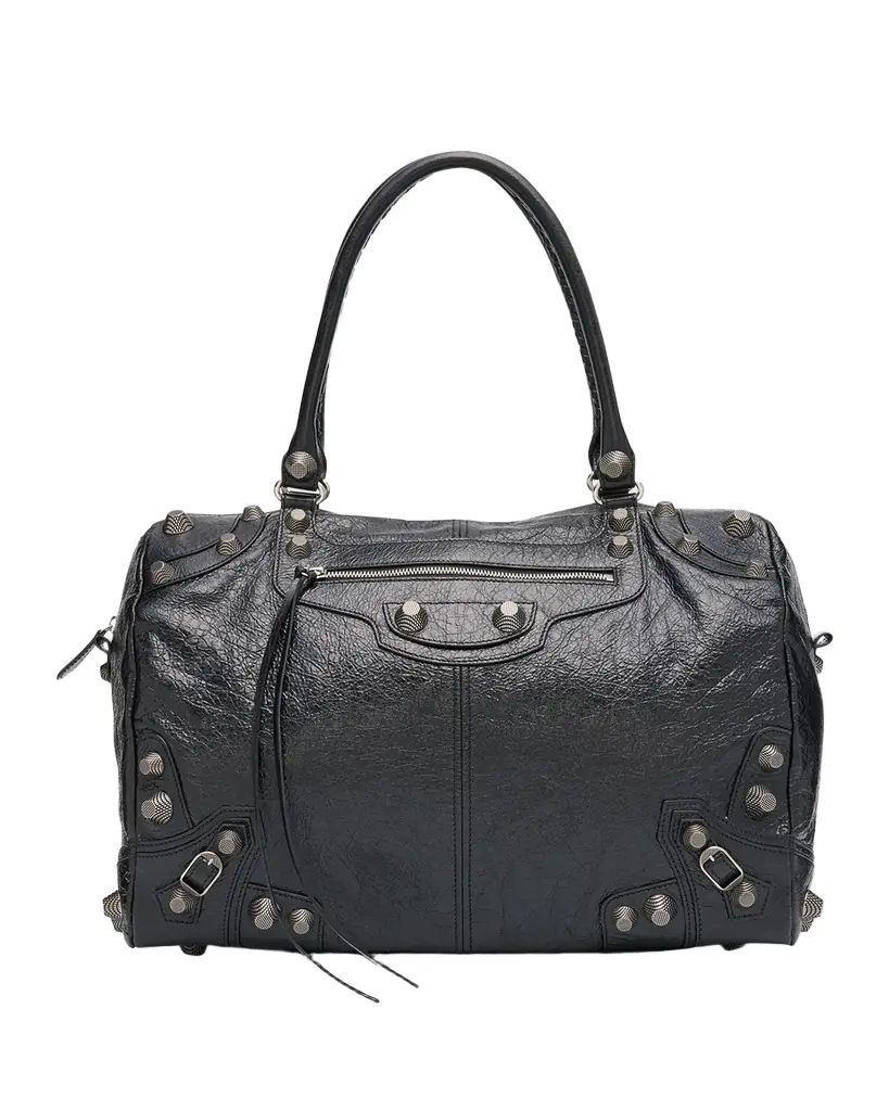 Men's Le Cagole Leather Duffel Bag