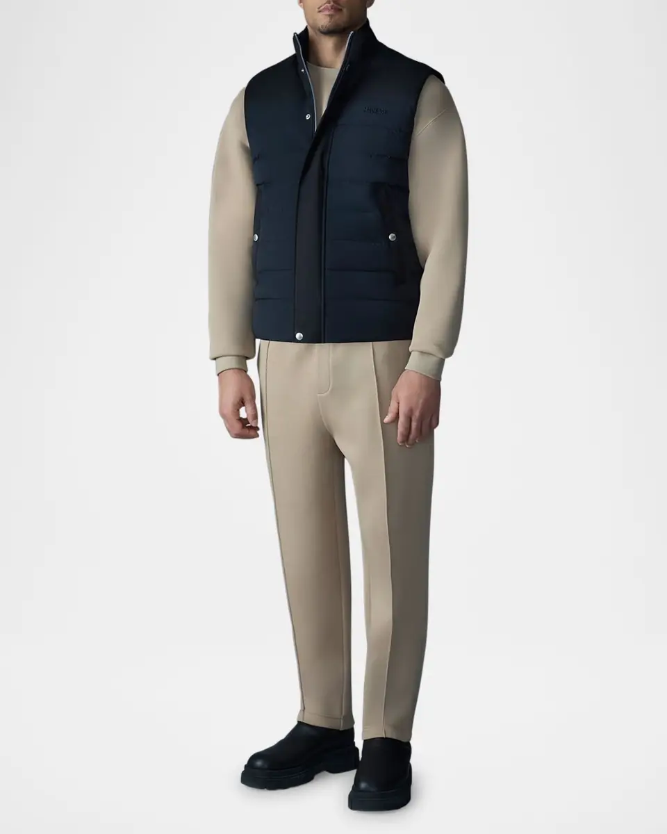Mackage Men's Brody Down-Filled Quilted Vest | Thumbnail 4 Mackage Men's Brody Down-Filled Quilted Vest | Thumbnail 4