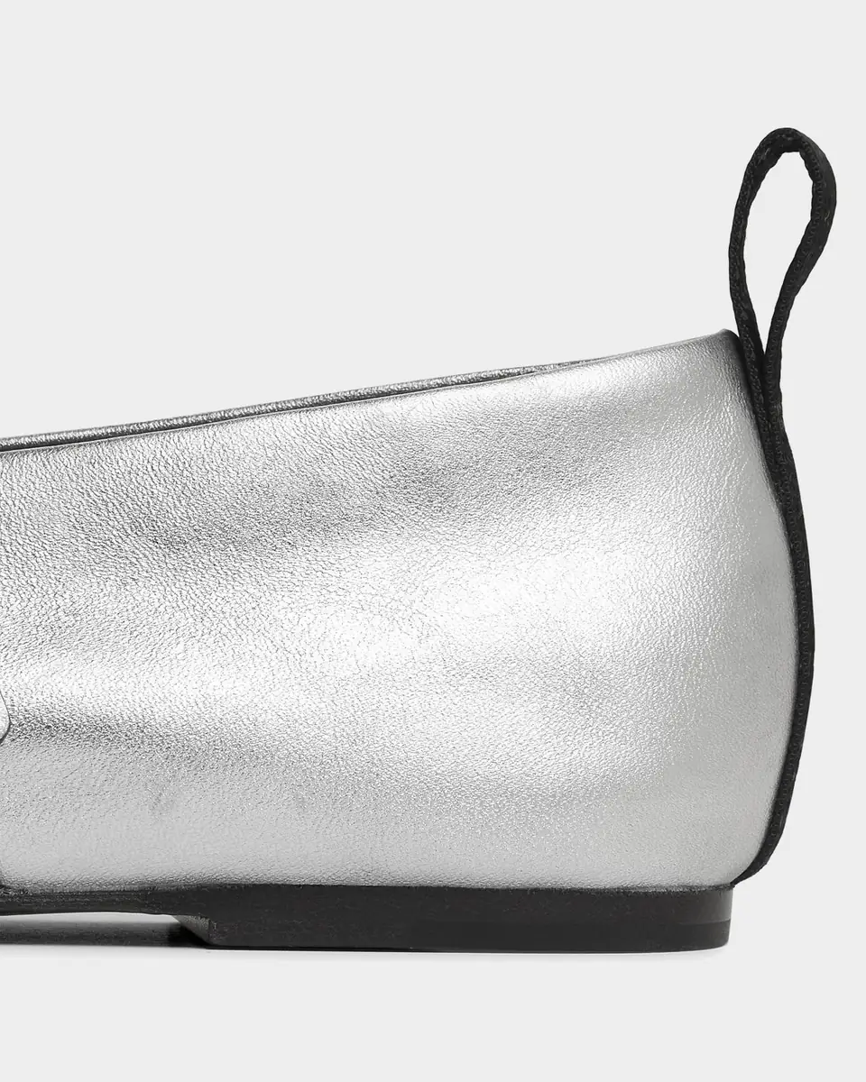 rag & bone Spire Metallic Leather Mary Jane Ballerina Flats | Thumbnail 3