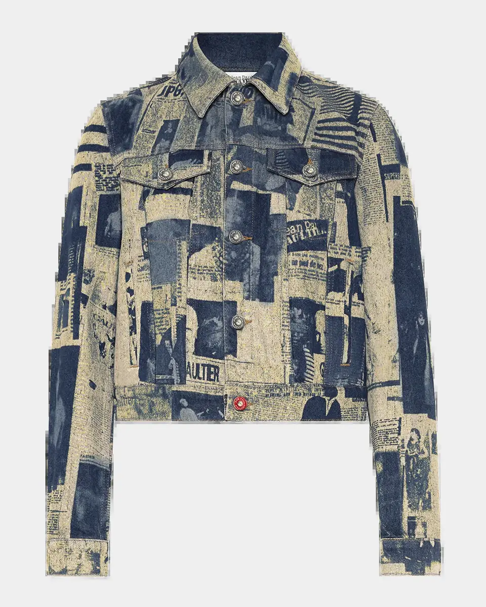 Jean Paul Gaultier Fitted Denim Journal Jacket | Thumbnail 2 Jean Paul Gaultier Fitted Denim Journal Jacket | Thumbnail 2