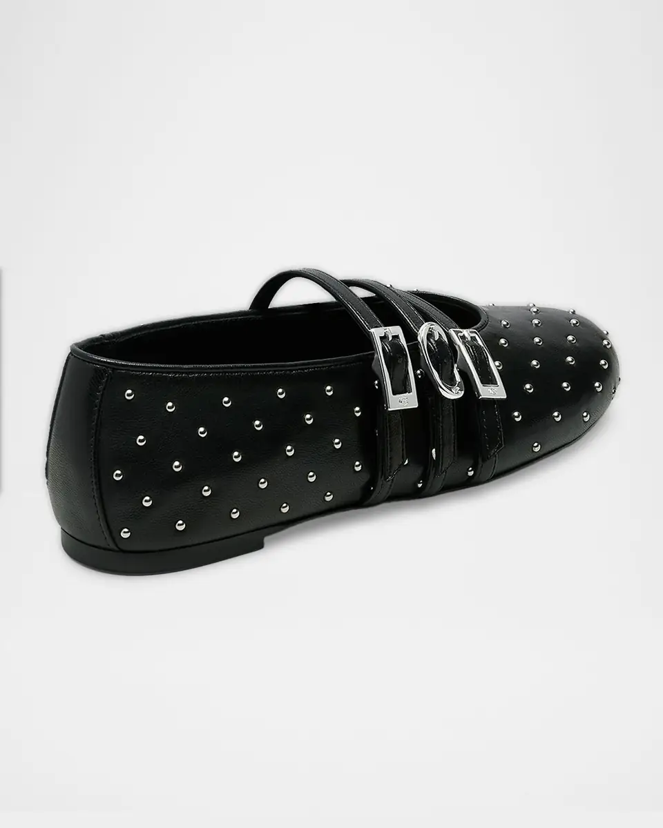 Stuart Weitzman Sostud Leather Mary Jane Belted Ballerina Flats | Thumbnail 5 Stuart Weitzman Sostud Leather Mary Jane Belted Ballerina Flats | Thumbnail 5