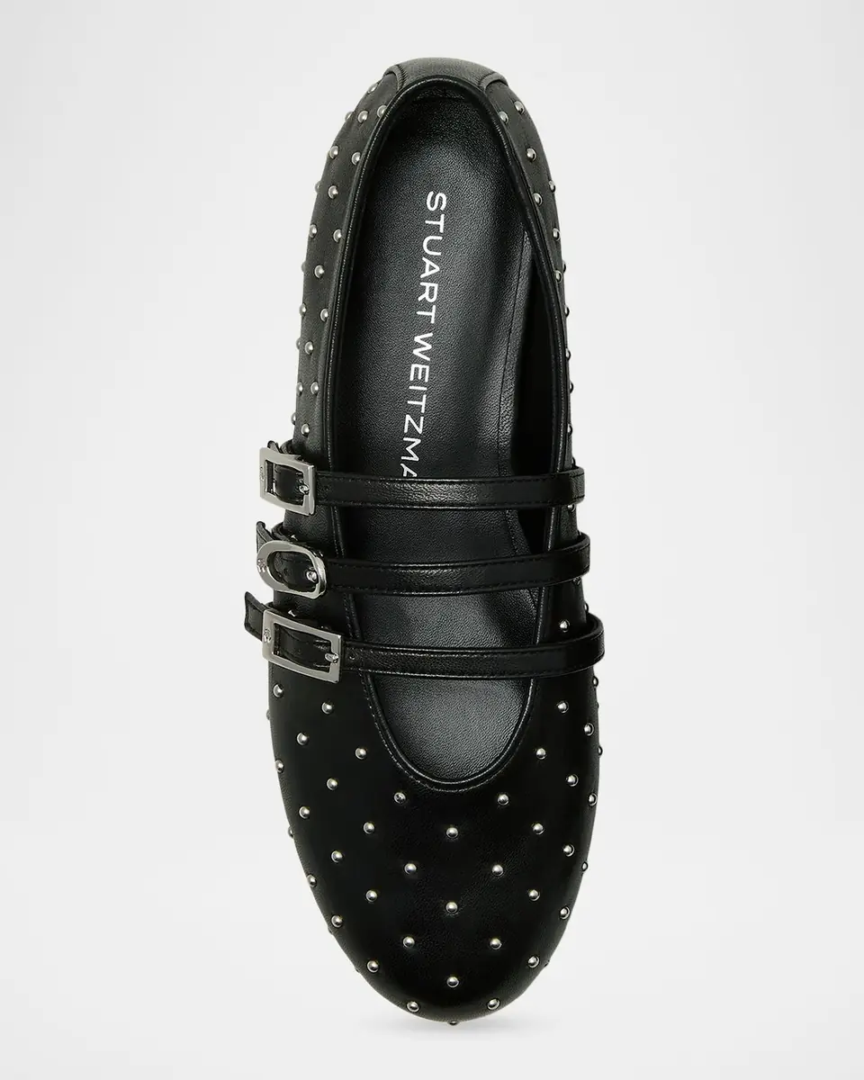 Stuart Weitzman Sostud Leather Mary Jane Belted Ballerina Flats | Thumbnail 6 Stuart Weitzman Sostud Leather Mary Jane Belted Ballerina Flats | Thumbnail 6